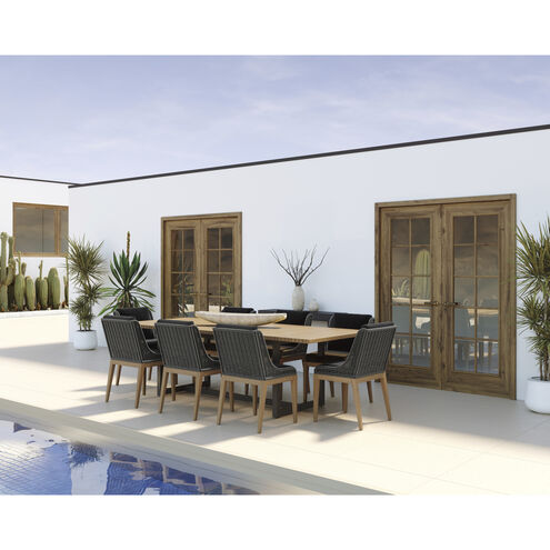 Sorrento Natural / Arashi Black Outdoor Dining Chair